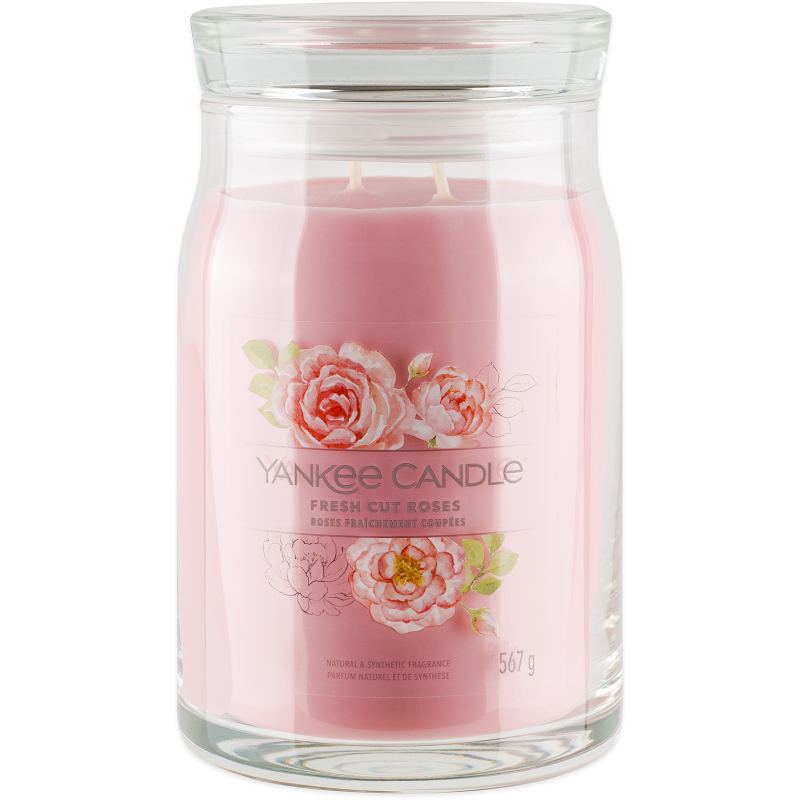 Svíčka YANKEE CANDLE Fresh Cut Roses 567 g, 2 knoty