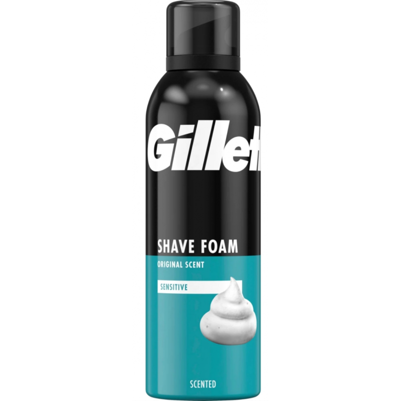 GILLETTE Sensitive pěna na holení 200 ml