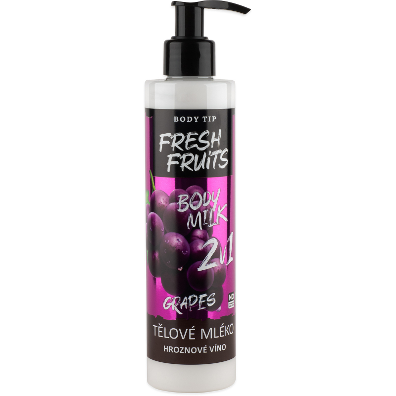 BODY TIP Fresh mléko tělové hroznové víno 250 ml