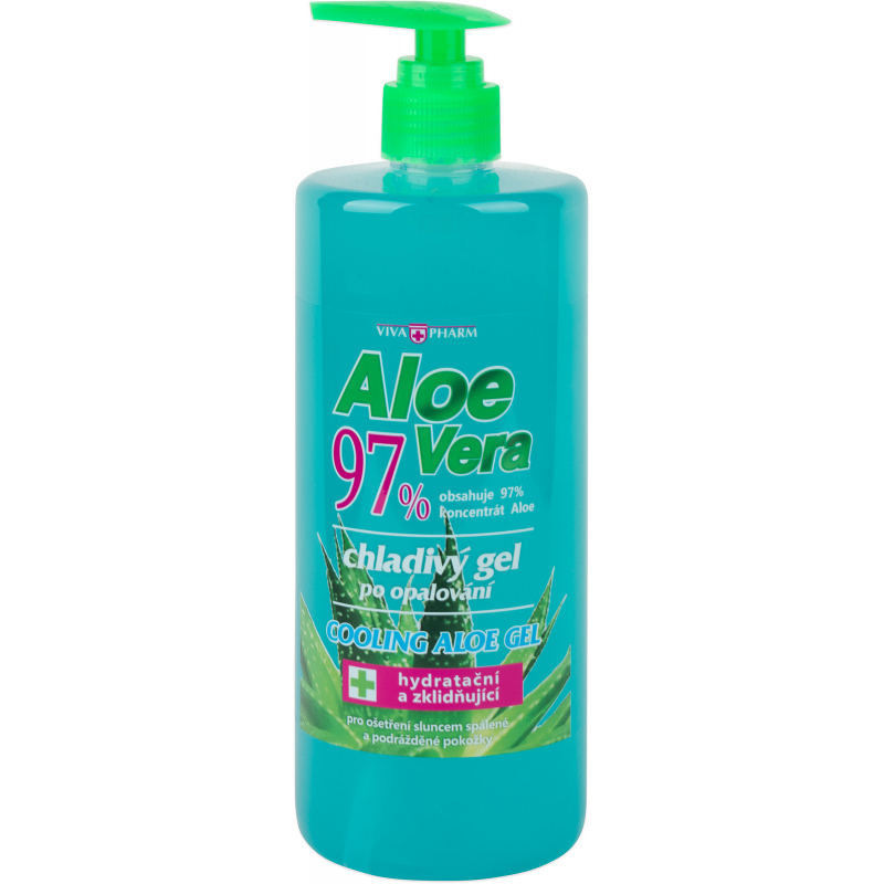 Vivapharm Aloe Vera 97% zklidňující gel po opalování 500 ml