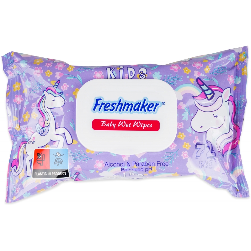 Ubrousky vlh�en� Freshmaker Kids 72 ks
