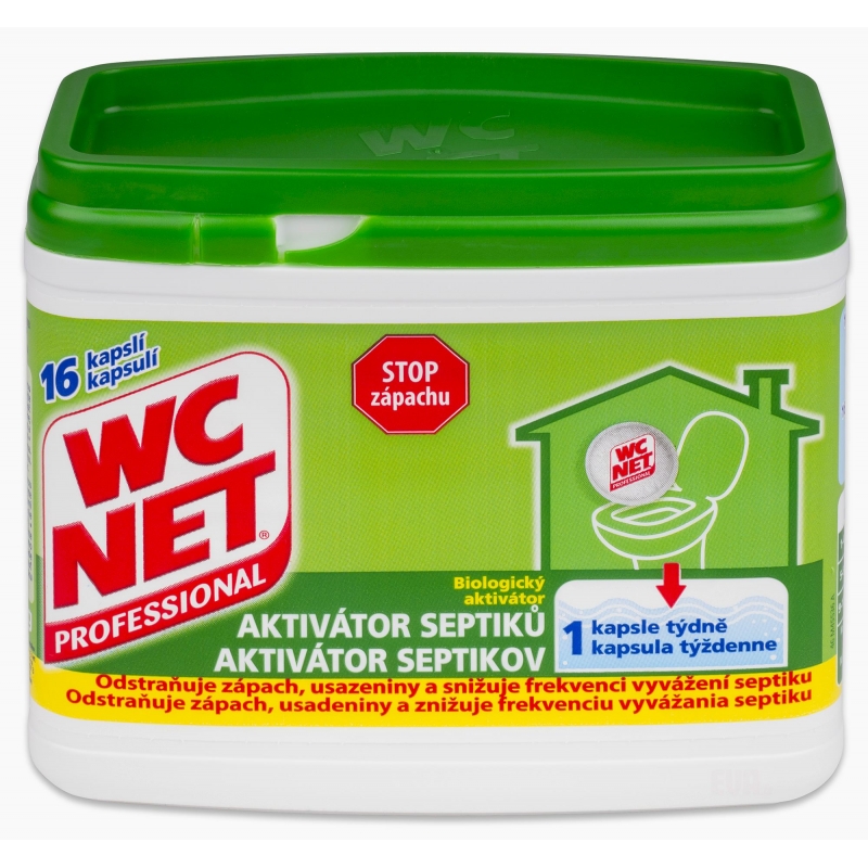 WC NET aktivátor septiků 16 kapslí