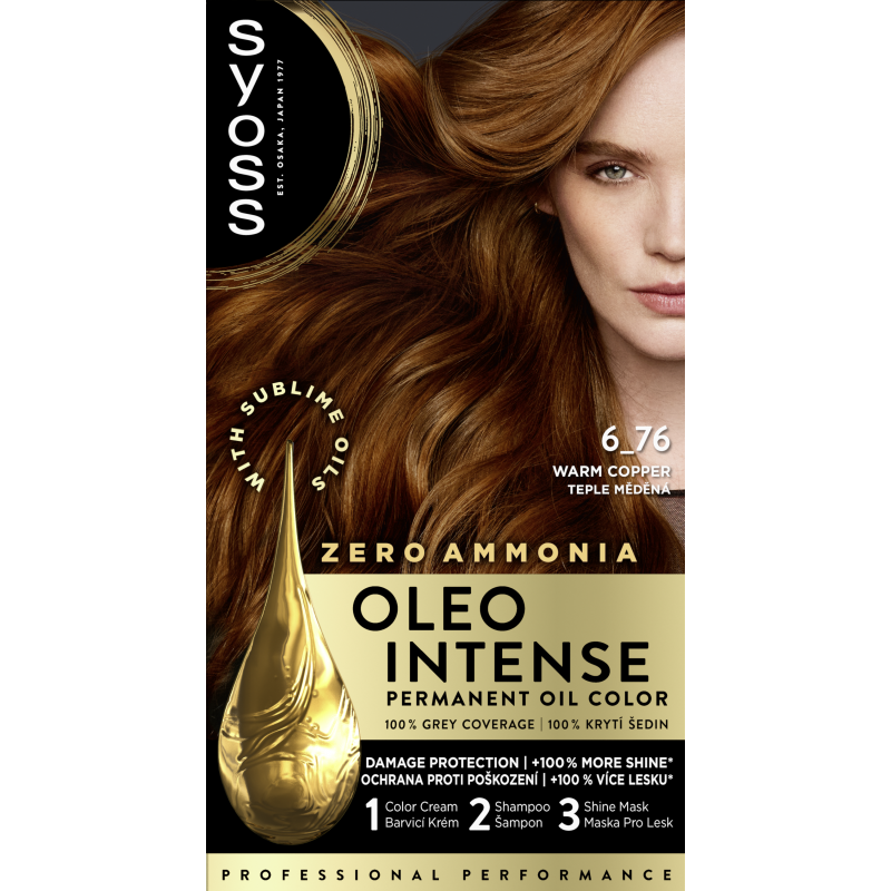 Barva SYOSS Oleo Intense 6-76 teplý měděný
