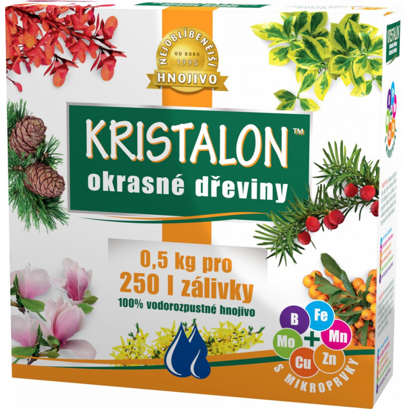 Agro Kristalon hnojivo okrasné dřeviny 0,5 kg