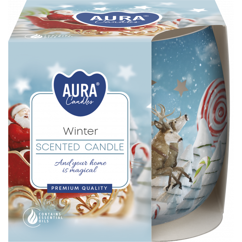 Dekorativní svíčka vonná Winter 100 g