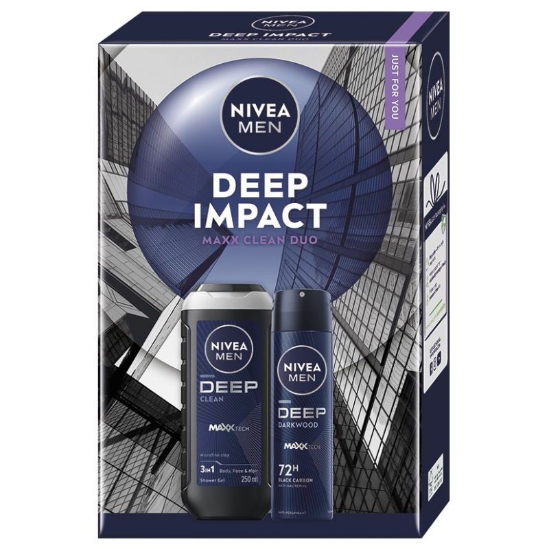 Kazeta NIVEA MEN Deep Impact /SPG+antipespirant/