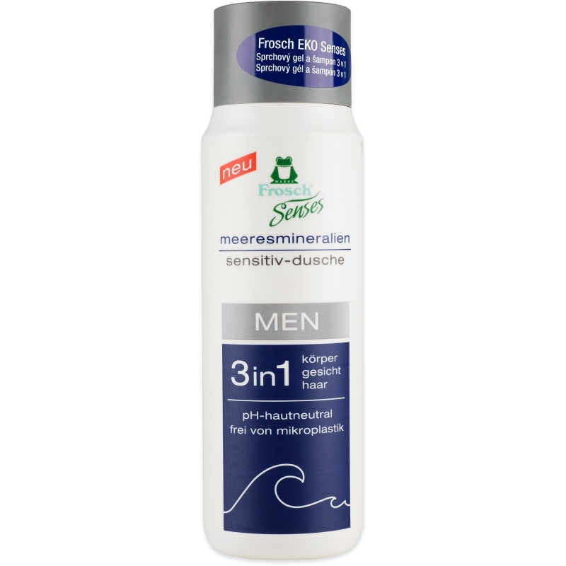 Sprchový gel FROSCH Senses pánský 3v1 300 ml