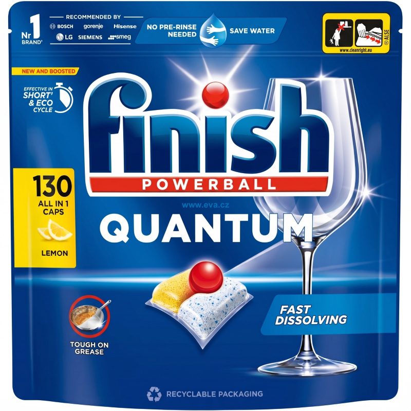 FINISH Quantum tablety Lemon 130 ks