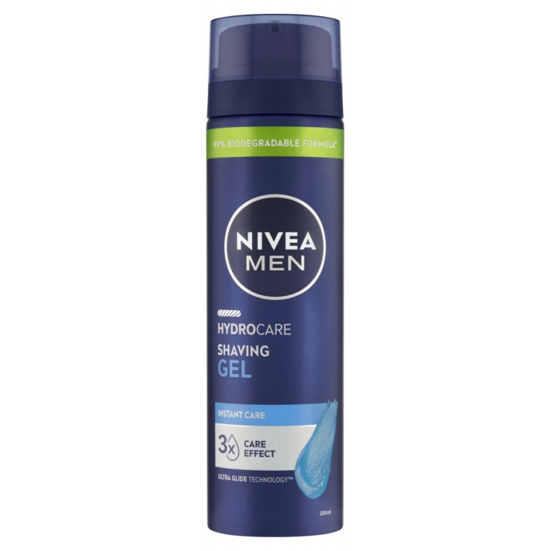 NIVEA gel na holení Protect/Hydro & Care 200 ml