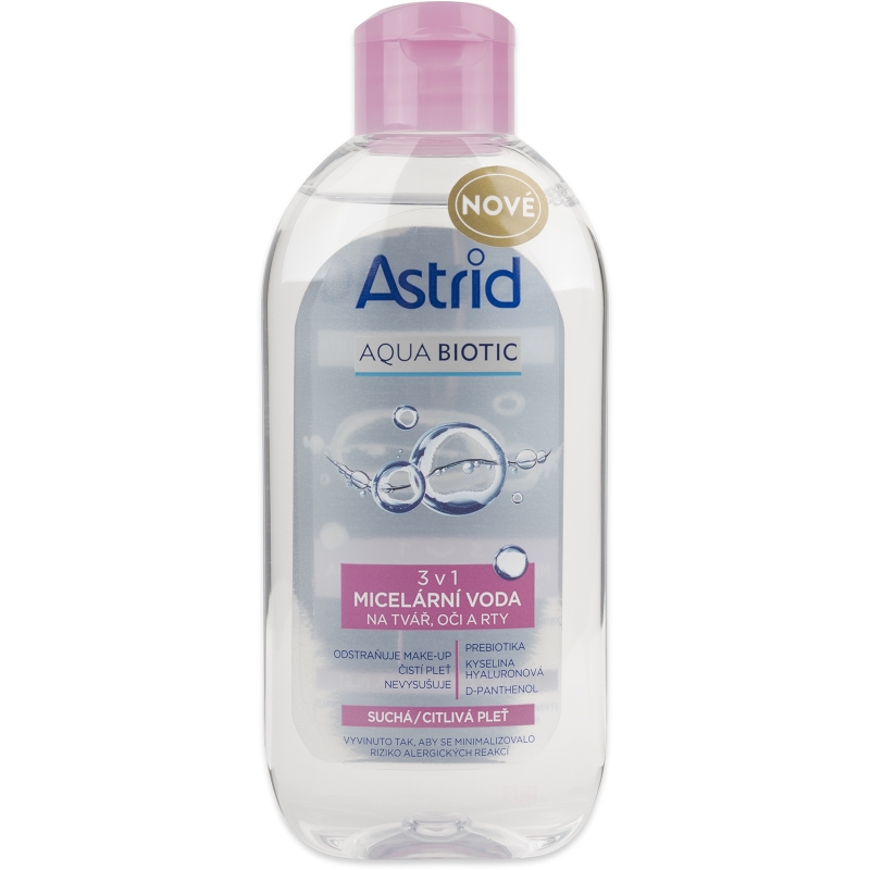ASTRID micelární voda pro suchou/citlivou pleť 200 ml