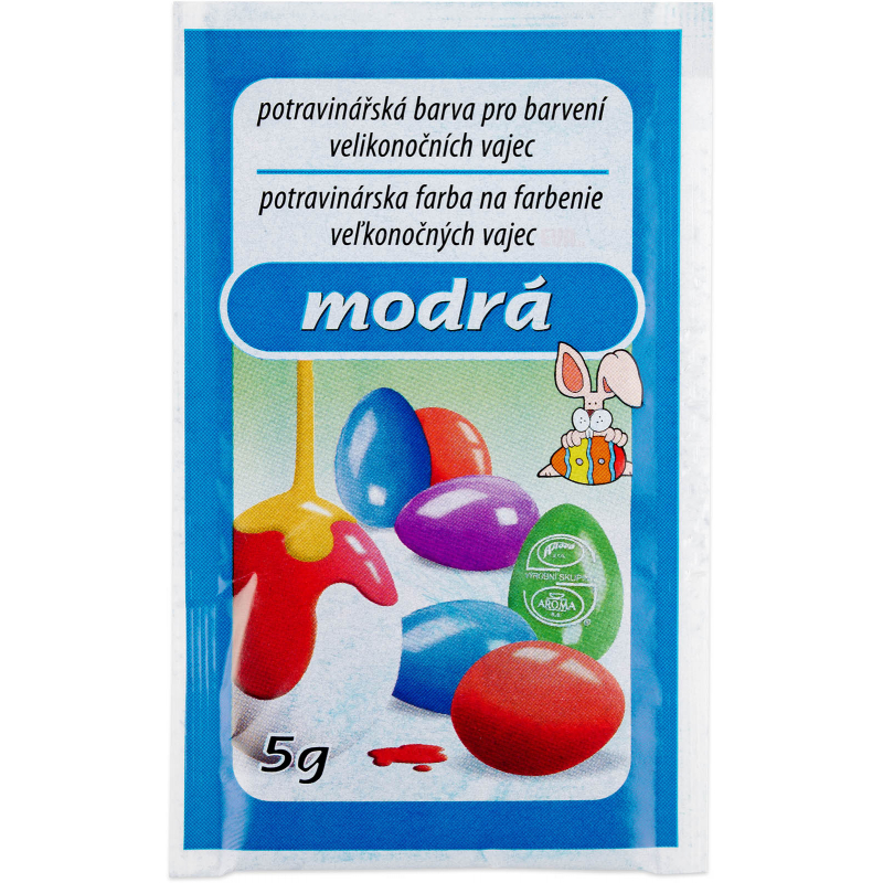 Barva na vejce 5 g - MODRÁ