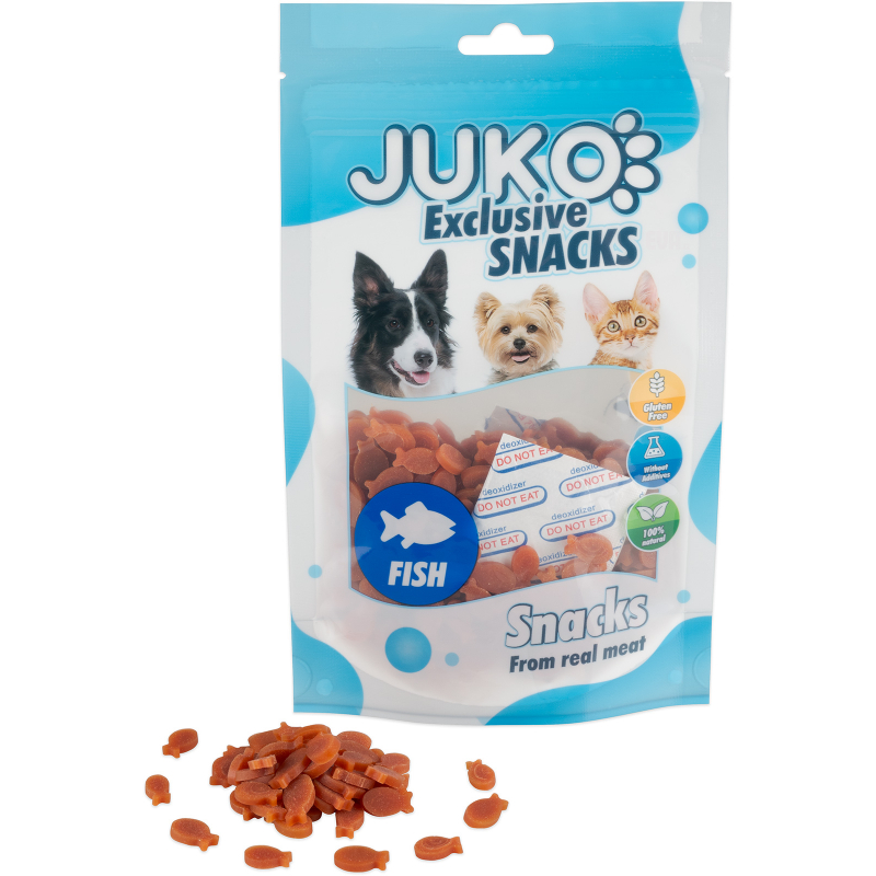JUKO Snacks Tuna in Fish Shape for cats 70 g