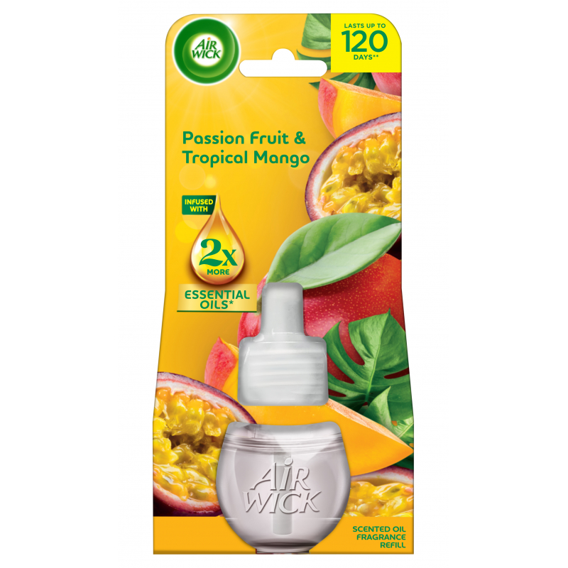 AIR WICK electric náplň Maracuja a tropické mango 19 ml