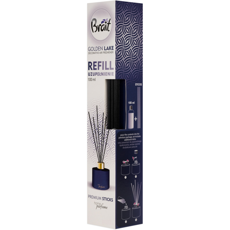BRAIT vonné tyčinky Premium Golden Lake náplň 100 ml