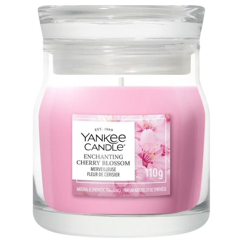Svíčka YANKEE CANDLE Enchanting Cherry Blossom 110 g