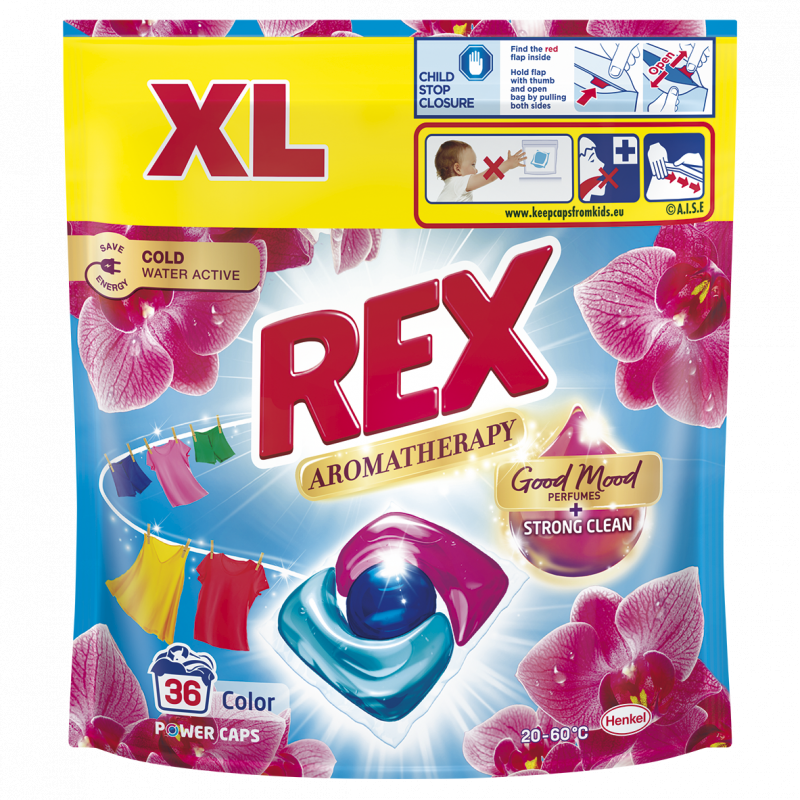 REX Power Caps AT Orchid Color 36 ks