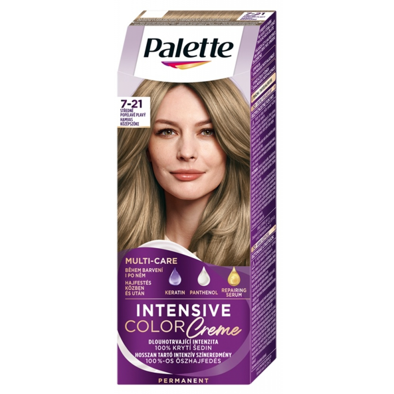 Barva PALETTE ICC 7-21 středně popelavě plavý