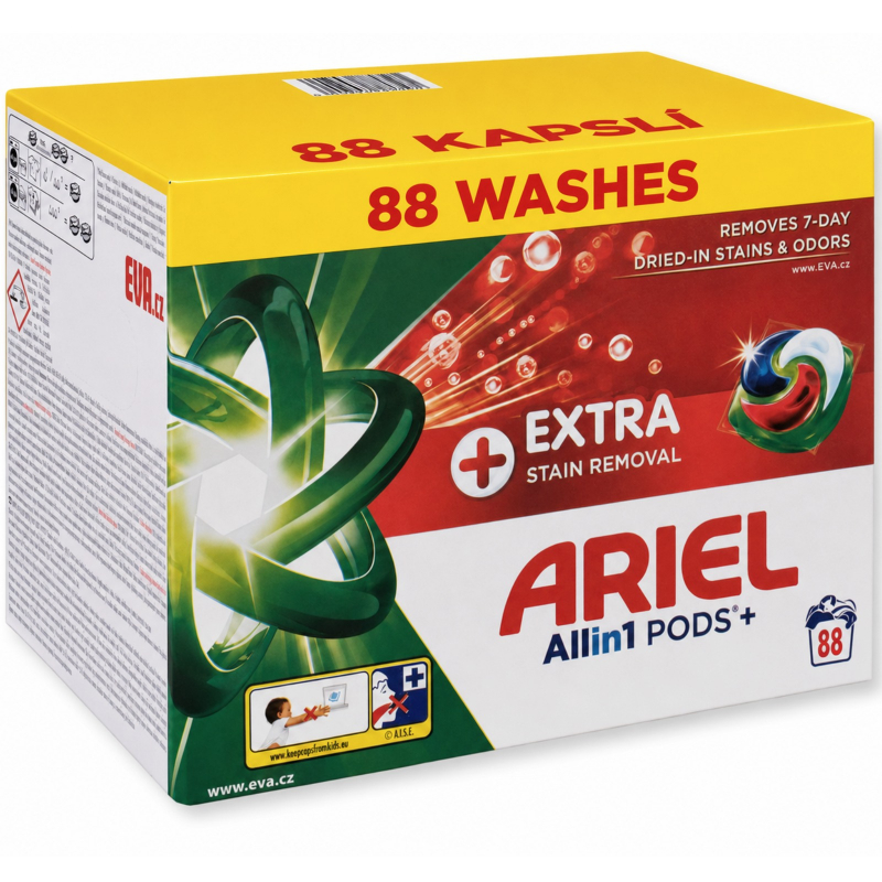 ARIEL Extra Clean 88 kapslí All in 1