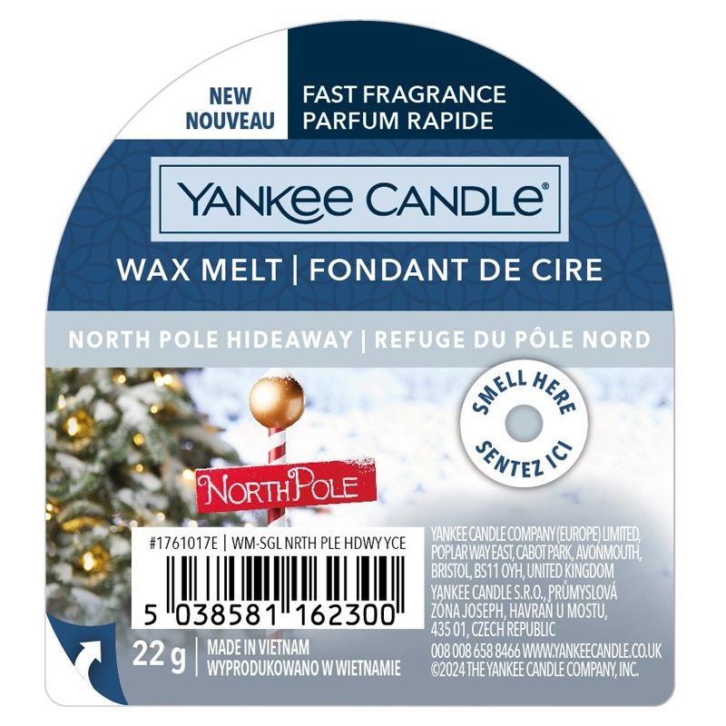 Vosk YANKEE CANDLE North Pole Hideaway 22 g