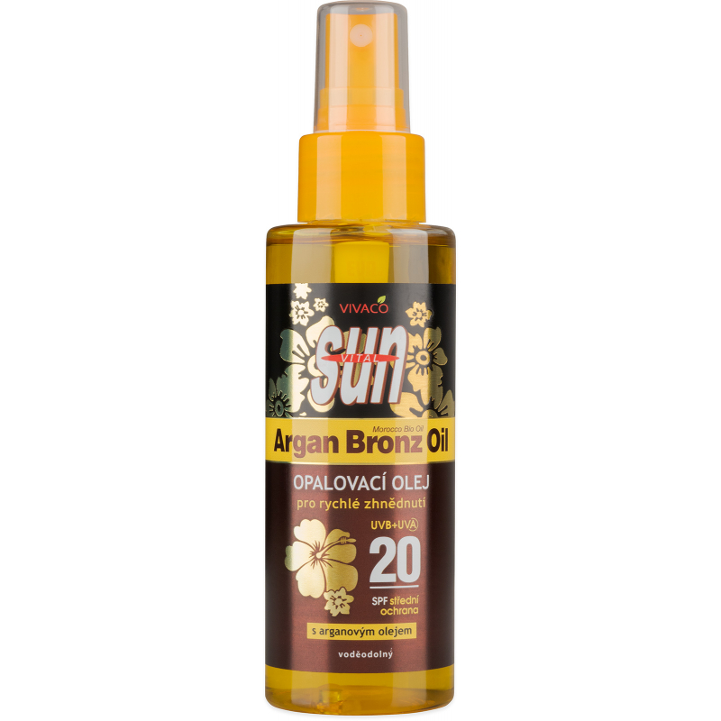 SUN arganový opalovací olej OF20 100 ml