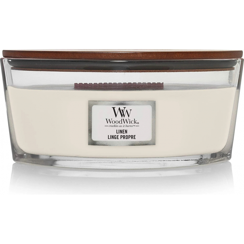 Svíčka WOODWICK Linen 453 g