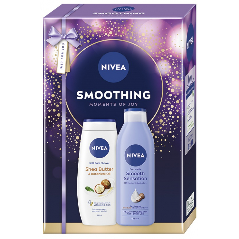 Kazeta NIVEA Smoothing /t�l.ml�ko 250 ml+SPG 250 ml/