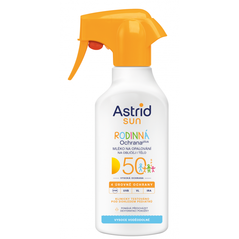 ASTRID SUN mléko na opalování sprej OF50 270 ml