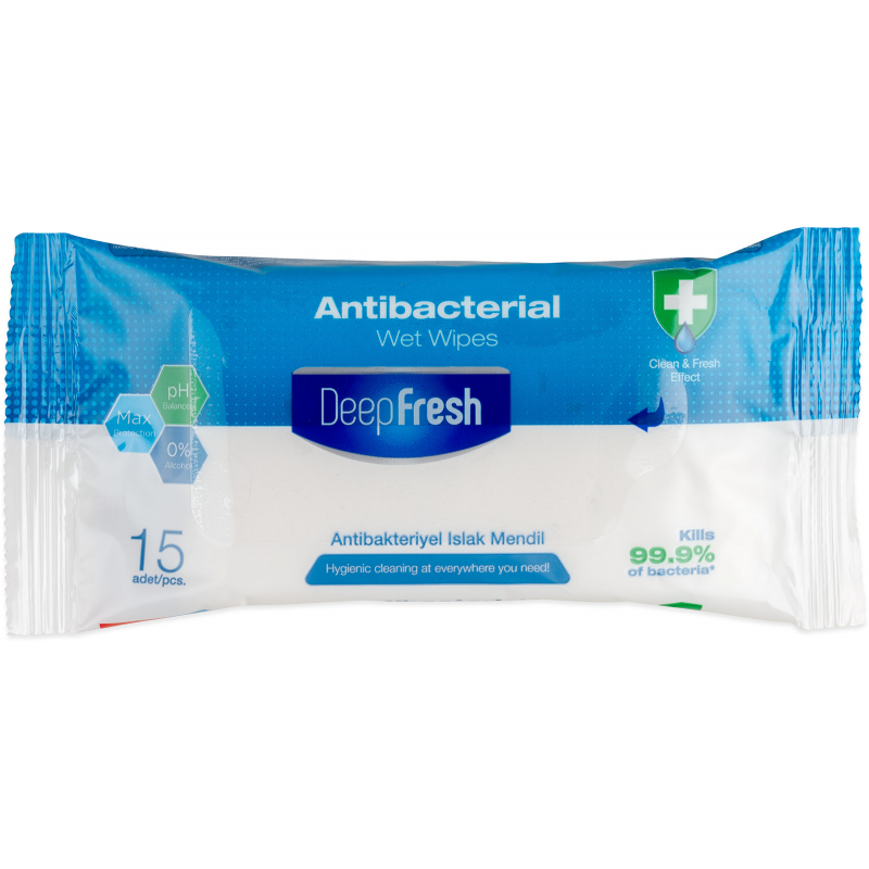 Ubrousky Deep Fresh Antibakteri�ln� 15 ks