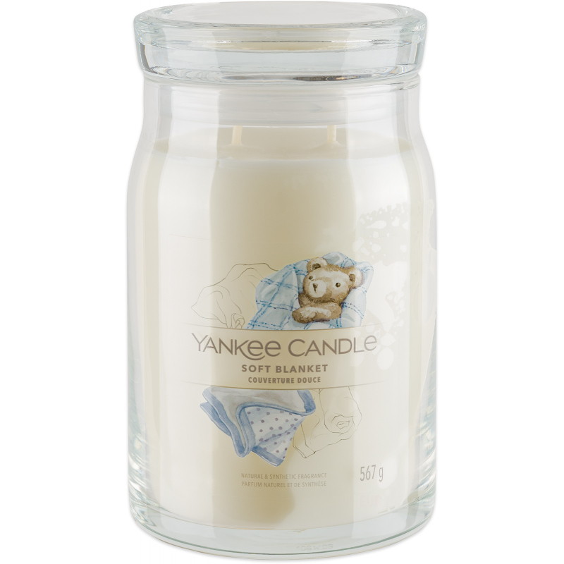 Svíčka YANKEE CANDLE Soft Blanket 567 g, 2 knoty