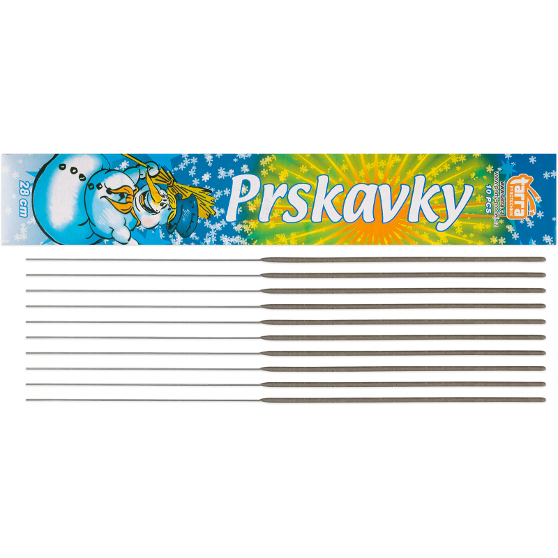 Prskavky 28 cm 10 ks