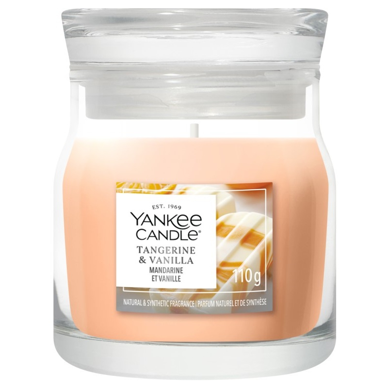 Svíčka YANKEE CANDLE Tangerine & Vanilla 110 g