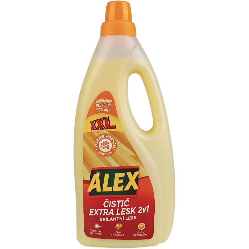 ALEX Extra Lesk 2v1 Na laminátové, plovoucí podlahy 750 ml + 33%