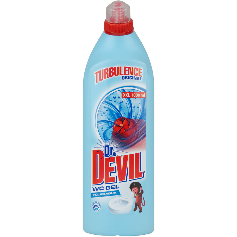 DR.DEVIL WC gel Turbulence Polar Aqua 1000 ml