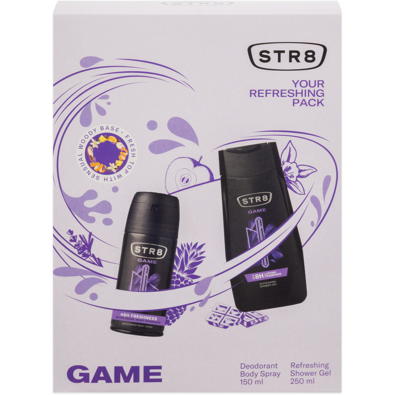 Kazeta STR8 Game /SPG 250 ml + deo 150 ml/