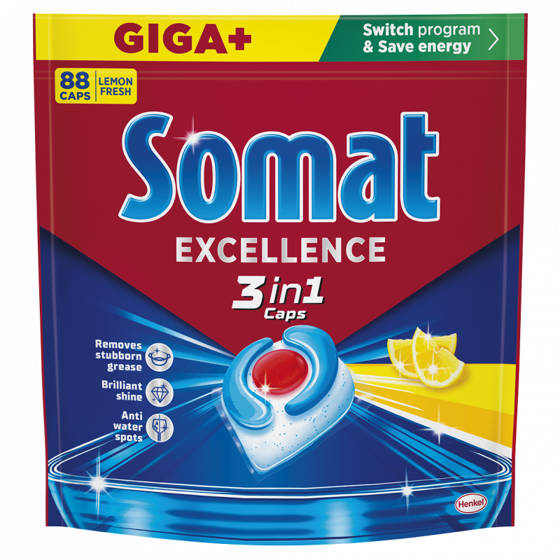 SOMAT Excellence 3v1 tablety 88 ks