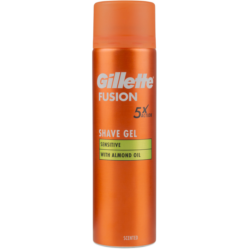 GILLETTE Fusion Sensitive gel Almond Oil 200 ml