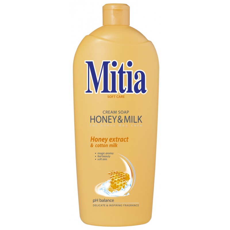 Mýdlo MITIA tekuté Honey & Milk 1 l