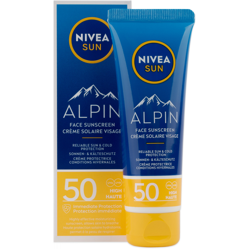 NIVEA SUN pleťový krém Alpin OF50 50 ml