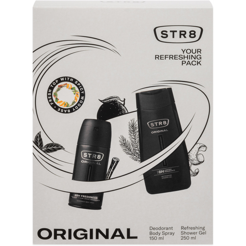Kazeta STR8 Original /SPG 250 ml+ deodorant 150 ml/