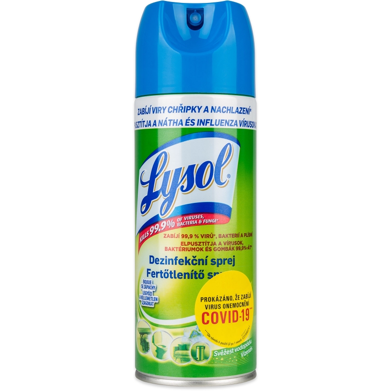LYSOL dezinfek�n� sprej - sv�est vodop�du 400 ml