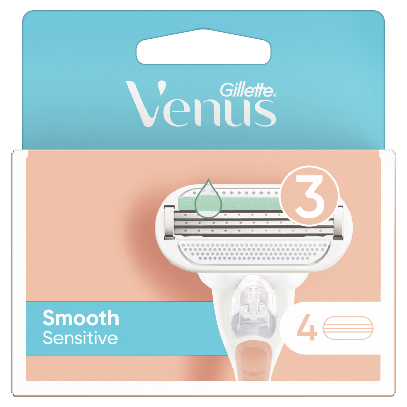 GILLETTE Venus Smooth Sensitive hlavice 4 ks