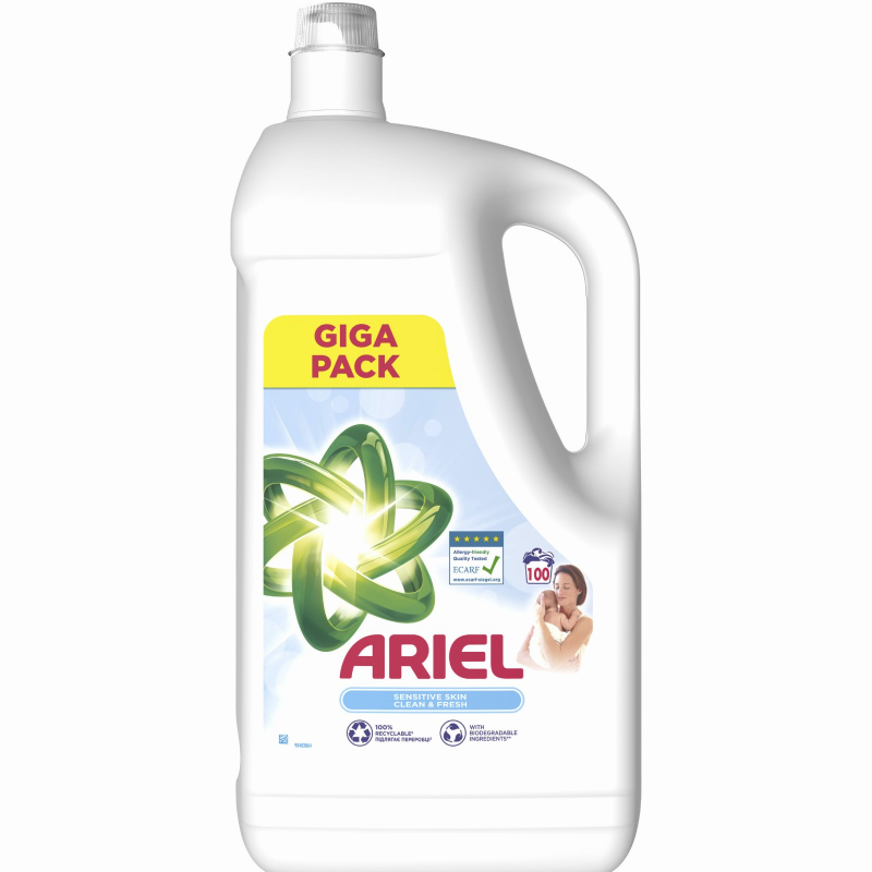 ARIEL gel 5 l/100 PD Sensitive