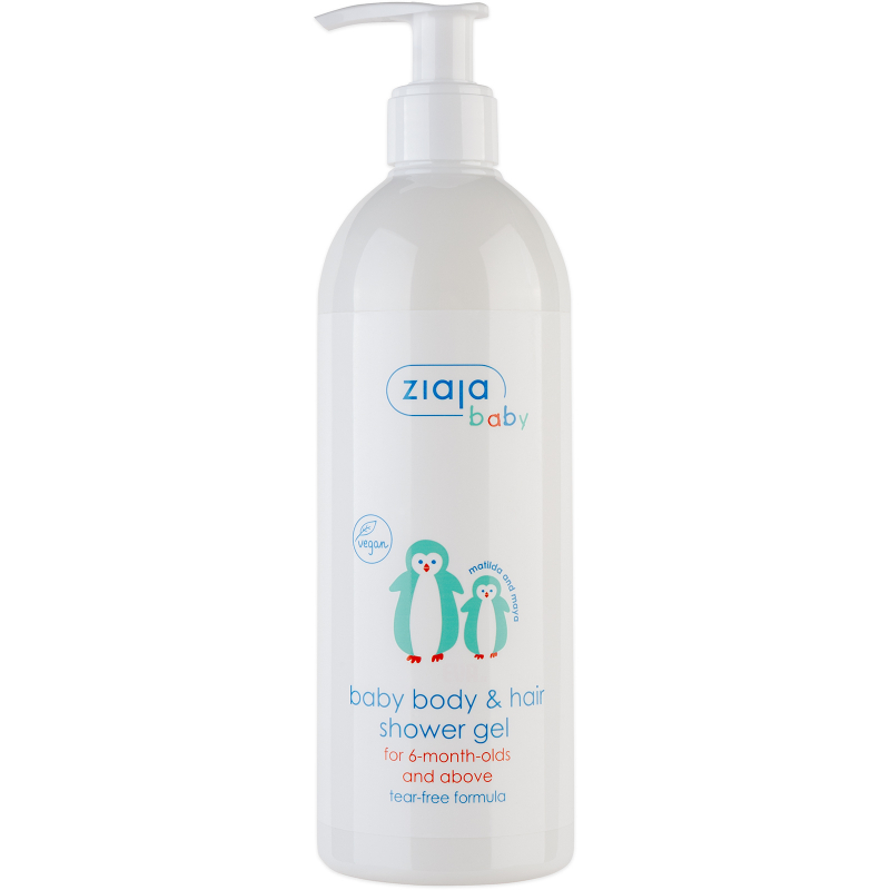 ZIAJA Baby mycí gel na tělo a vlásky 400 ml