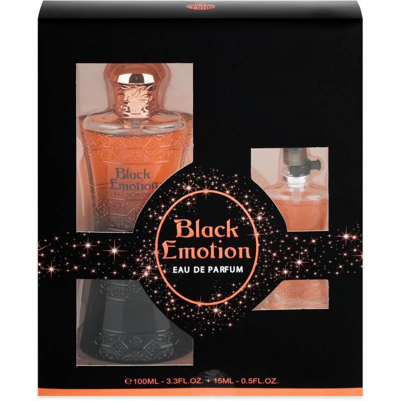 Kazeta Black Emotion /EDP 100 ml + EDP 15 ml/