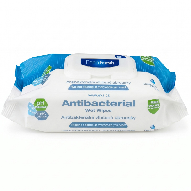 Ubrousky Deep Fresh antibakteriální 100 ks