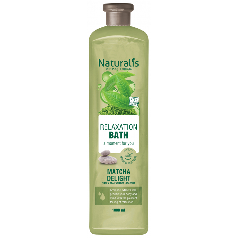 Pěnivá relaxační koupel NATURALIS Matcha Delight 1 l