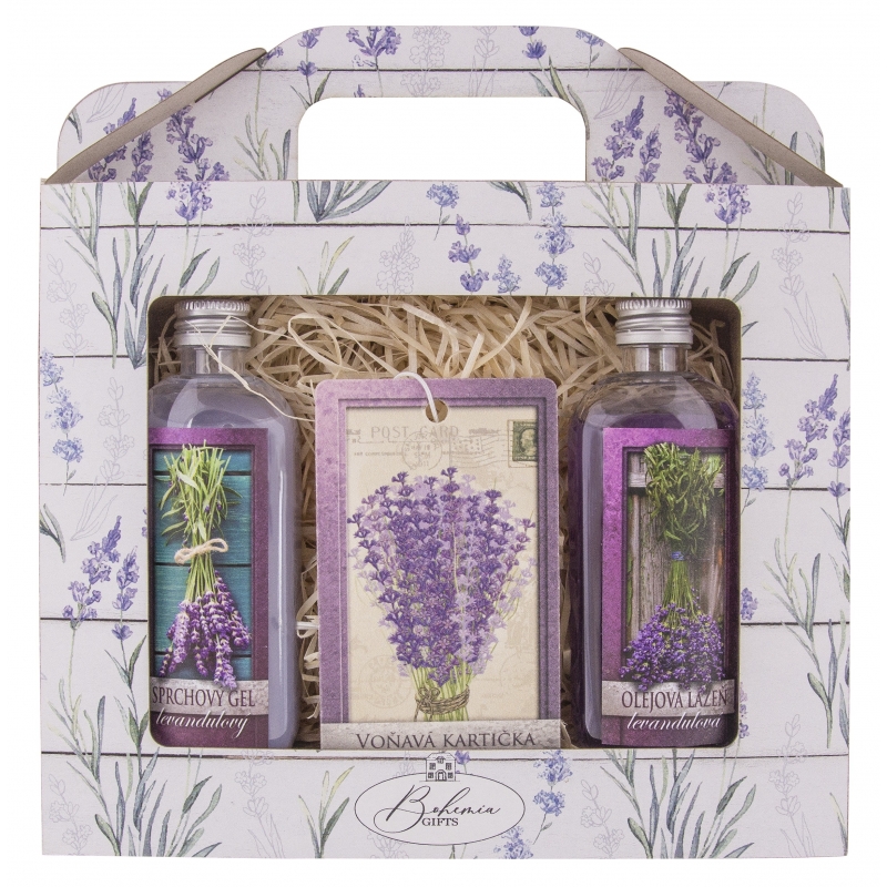 Kazeta Lavender /SPG 100 ml+vonná karta+olejová lázeň 100 ml/
