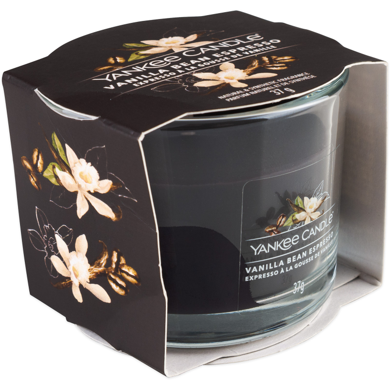 Svíčka YANKEE CANDLE Vanilla Bean Espresso 37 g