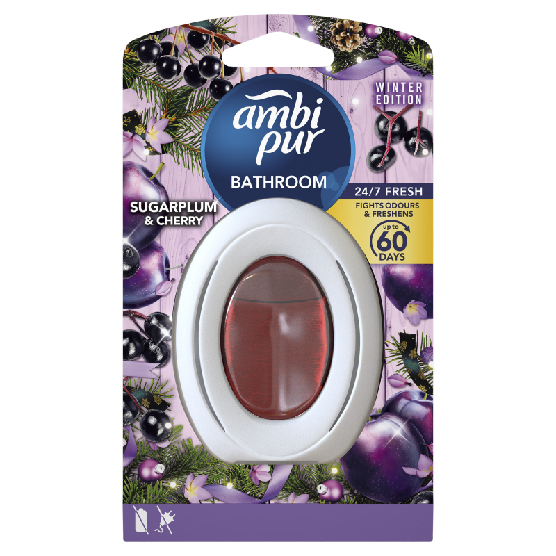 Ambi Pur osvěžovač do koupelny Sugarplum & Cherry 8 ml
