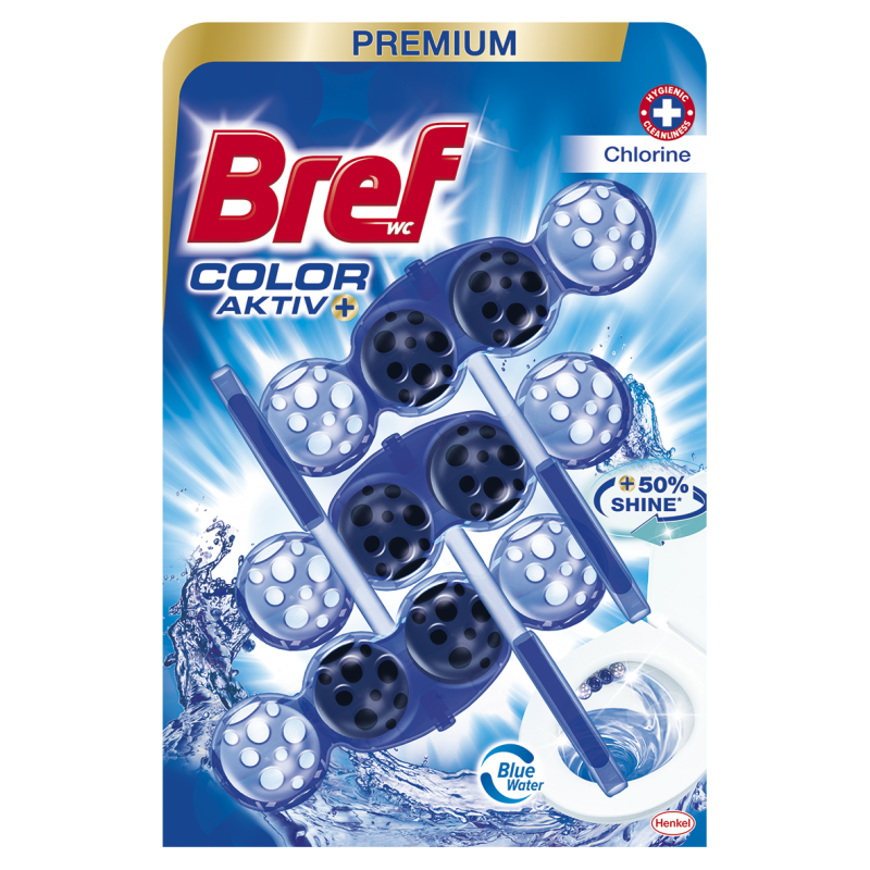 WC BREF Color Aktiv 3 x 50 g Chlorine